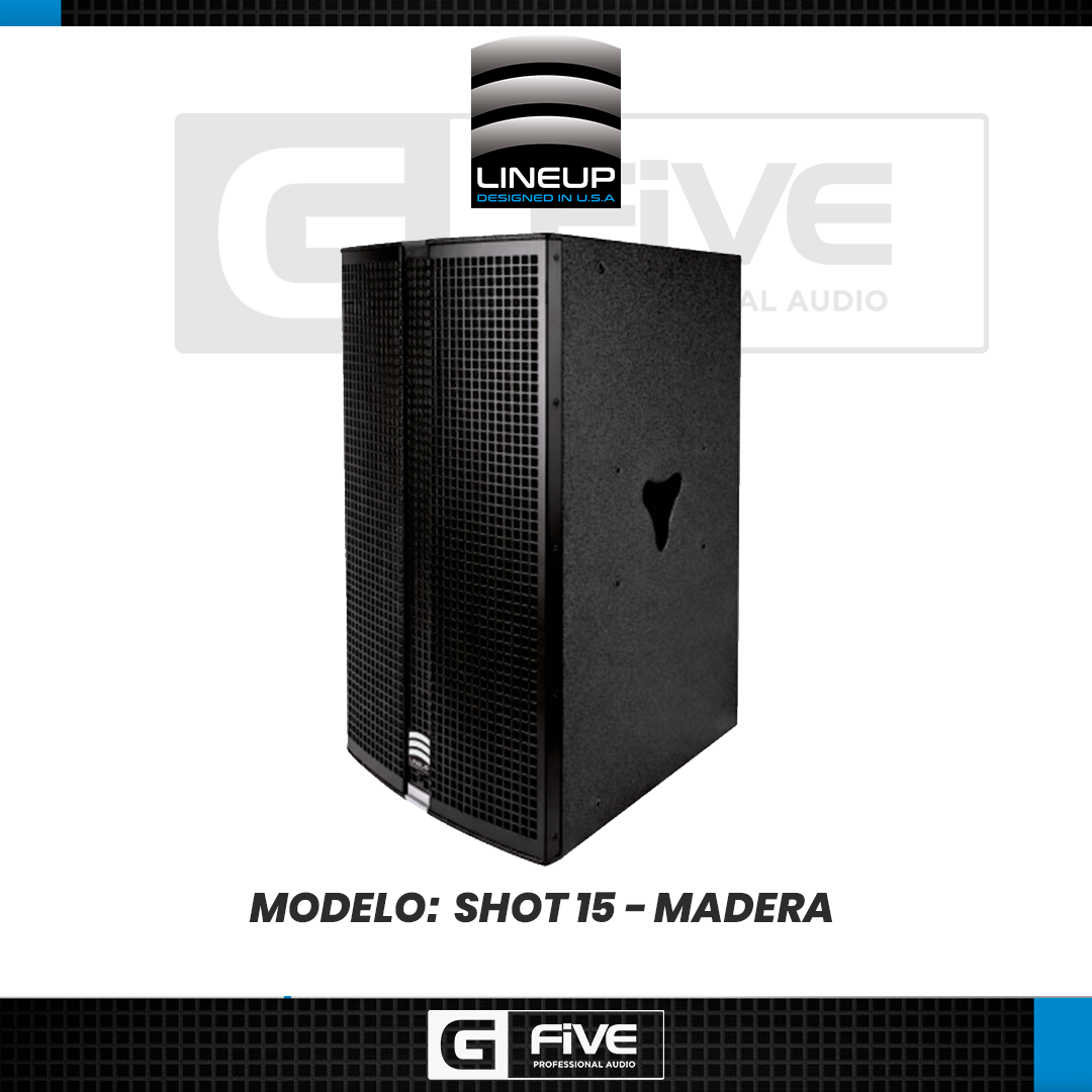 Caja Activa Modelo SHOT15 - madera - Imagen 2